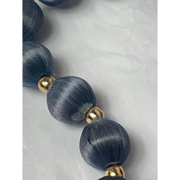 Vintage Satin Bead 30 Inch Necklaces - Picture 7 of 9